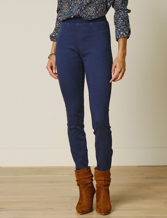 Jegging grande stature - taille élastiquée ultra confort (marine) Jegging grande stature - taille élastiquée ultra confort (marine)